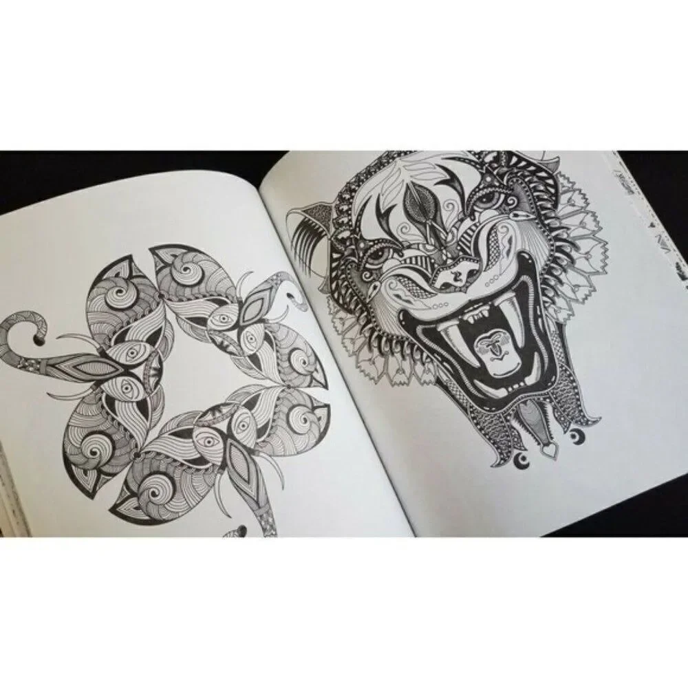 Tribal Karma A Multi Level Creative Spiritual Coloring Book
